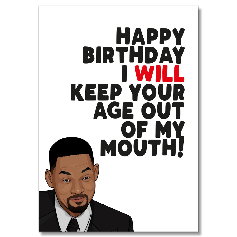 Keep Your Age Out Of My Mouth Card PACK OF 6 #1 image
